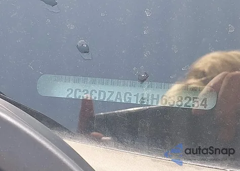 2017 Dodge Challenger Sxt из США, поврежденный, VIN 2C3CDZAG1HH638254